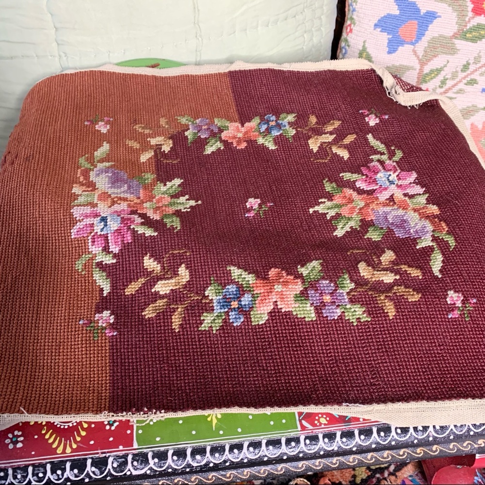 Needlepoint Chair Cover